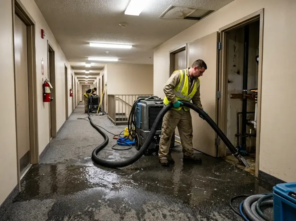 multi-unit-apartment-hallway-f-005 — frequently asked questions, Emergency Burst Pipe Water Extraction & Removal in Lodi, WI